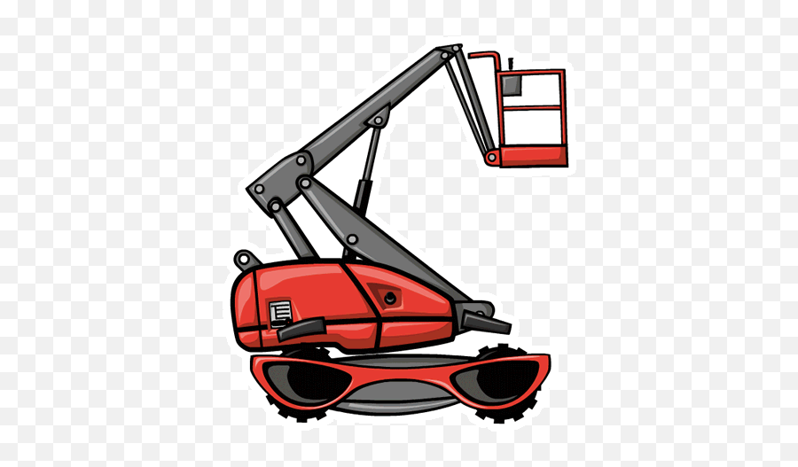 Skyjack Emojis - Crane,Lawn Mower Emoji