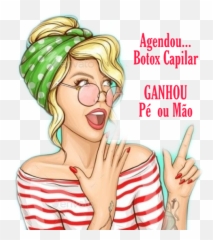 Popular And Trending Botox Stickers - Woman Pop Art Vector Emoji,Botox Emoji
