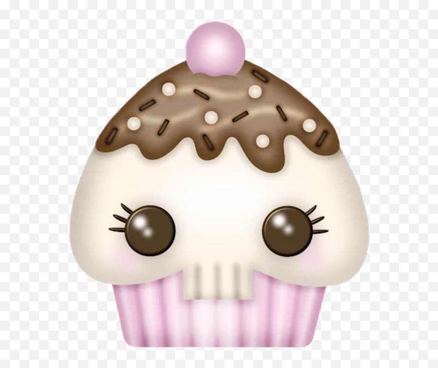 Cupcake Cake Cute Face Chocolate Chocolatecake Chocolat - Cake Decorating Emoji,Emoji Cupcake Cake