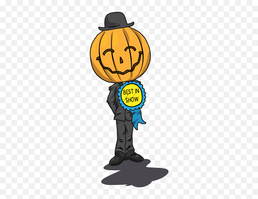 Best Pumpkin In Show Von Bandersnatch - Cartoon Emoji,Pumpkin Emoticon