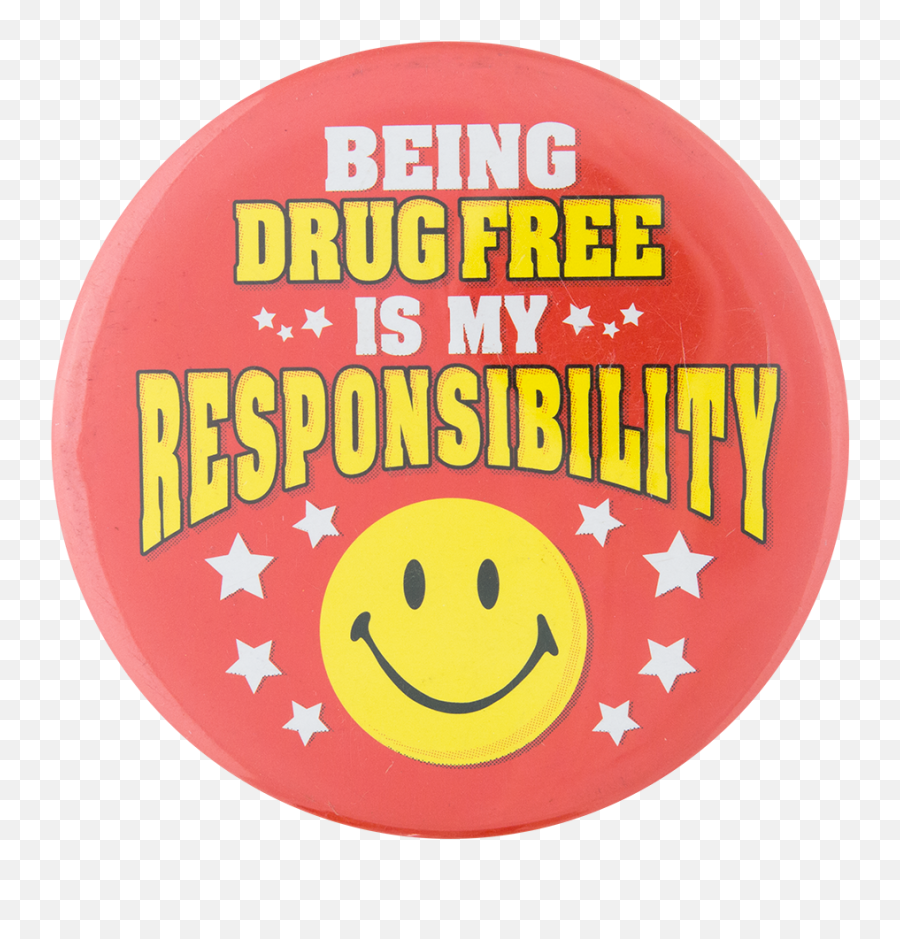 Being Drug Free Busy Beaver Button Museum - Promoção Emoji,Mexico Emoticon