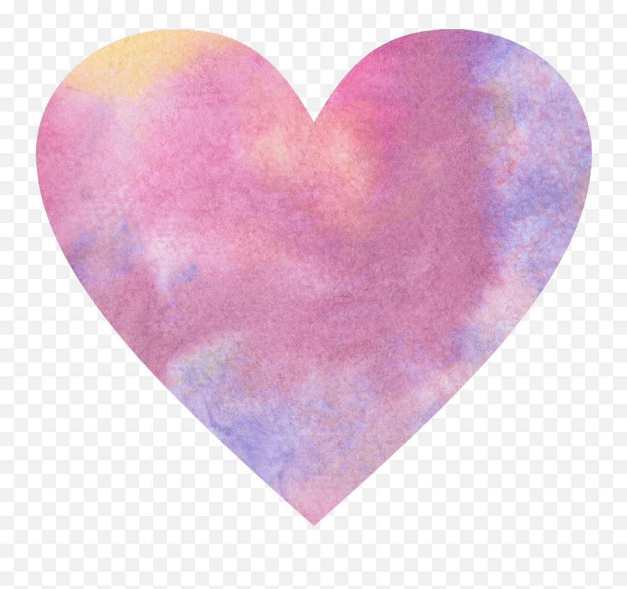 Jqbx - Heart Png Purple Watercolor Emoji,Emoji Listening To Music