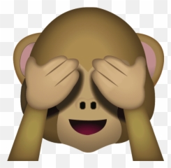 muddling through code To learn sometimes you gotta muddle - Monkey Covering Eyes Emoji Png