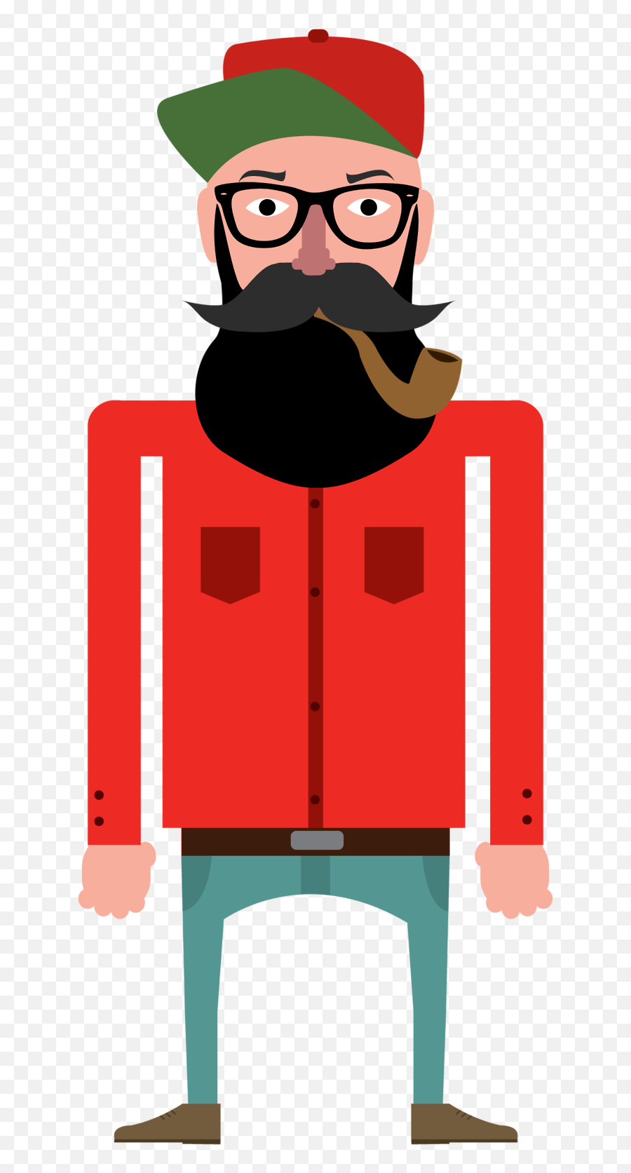 Hipster Clipart Lumberjack - Hipster Clipart Emoji,Lumberjack Emoji