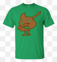 Funny Dabbing Poop Emoji T - Shirt U2013 Newmeup,Guitar Emoji Png