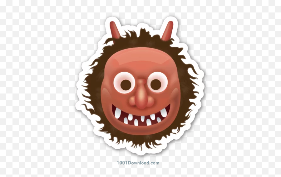 Emoji Telegram Stickers For Telegram - Japanese Ogre Emoji,Ketchup Emoji
