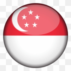Country Png And Vectors For Free - Bendera Singapura Bulat Emoji