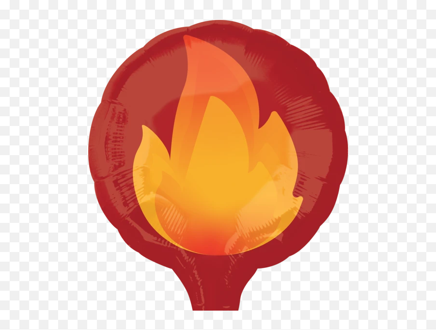 Fire Balloon Cardalloon - Clip Art Emoji,Fire Emoji]