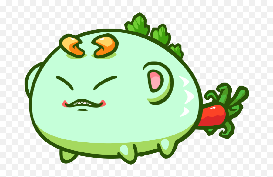 Axie 8751 Axie Marketplace - Token Emoji,Butt Emoticon