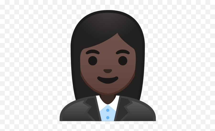 Woman Office Worker Emoji With Dark - Woman Office Worker Emoji Dark,Office Emoji
