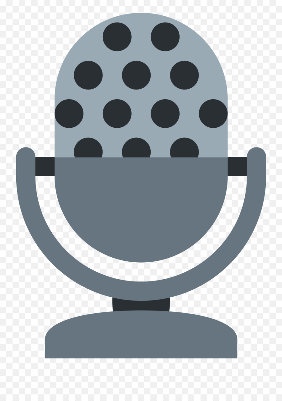 Filetwemoji2 1f399svg - Wikimedia Commons Studio Microphone Emoji,Wemoji