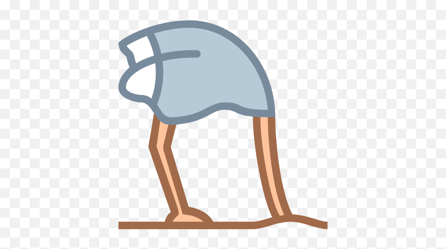 Ostrich Head In Sand Icon - Free Download Png And Vector Ostrich Icon Head In Ground Emoji,Ostrich Emoji