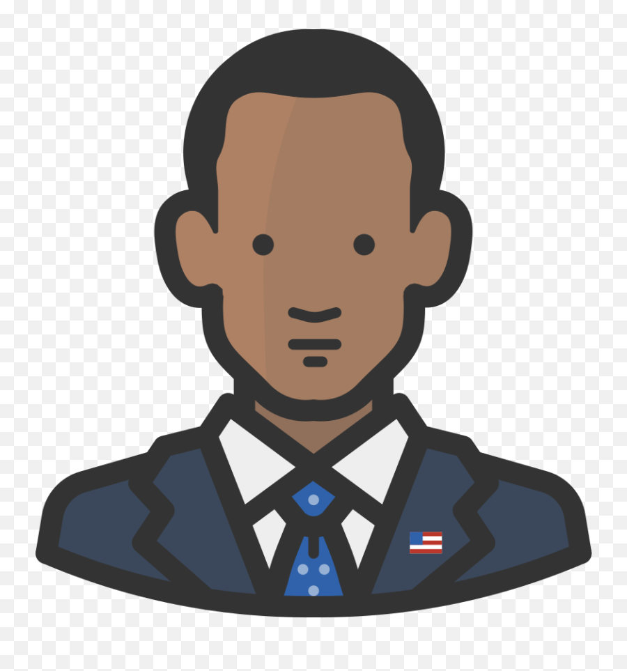 Barack Obama Icon - Obama Icon Emoji,Obama Emoji