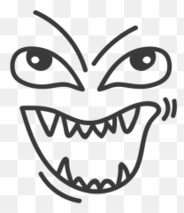 Evil Emoticon Face Cartoon - Clippy Macros Emoji,Tooth Emoji