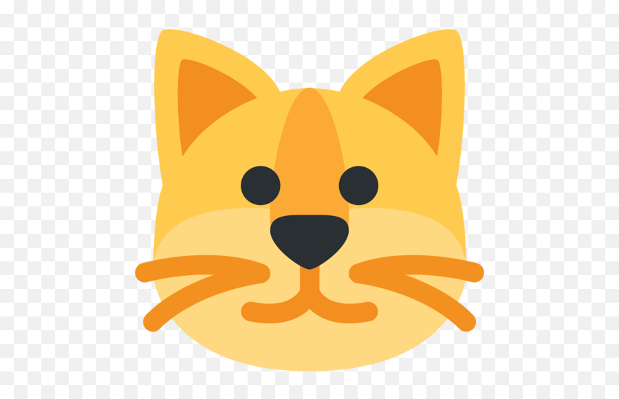 Cat Face Emoji - Twemoji Cat,Emoji Chat