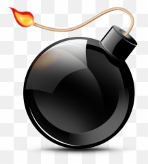 Free Bomb Cartoon Cliparts Download - Real Transparent Background Emoji