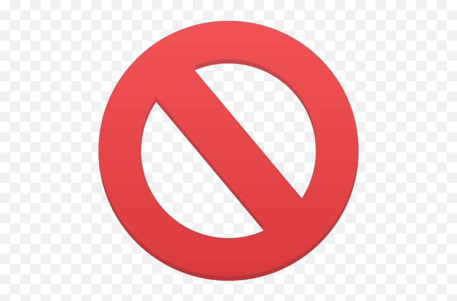 Custom Icon Design - Prohibited Emoji Png,Cancel Emoji