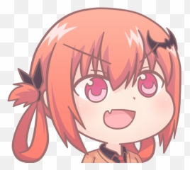 Ttt Again - Satania Chibi Emoji,Shifty Eyes Emoji