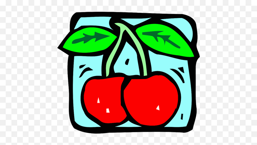 Two Cherries Image - Cherry Draw Emoji,Two Diamonds Emoji