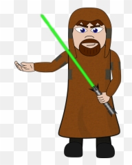 Zukunft Roboter Vektorgrafiken - Jedi Clipart Emoji