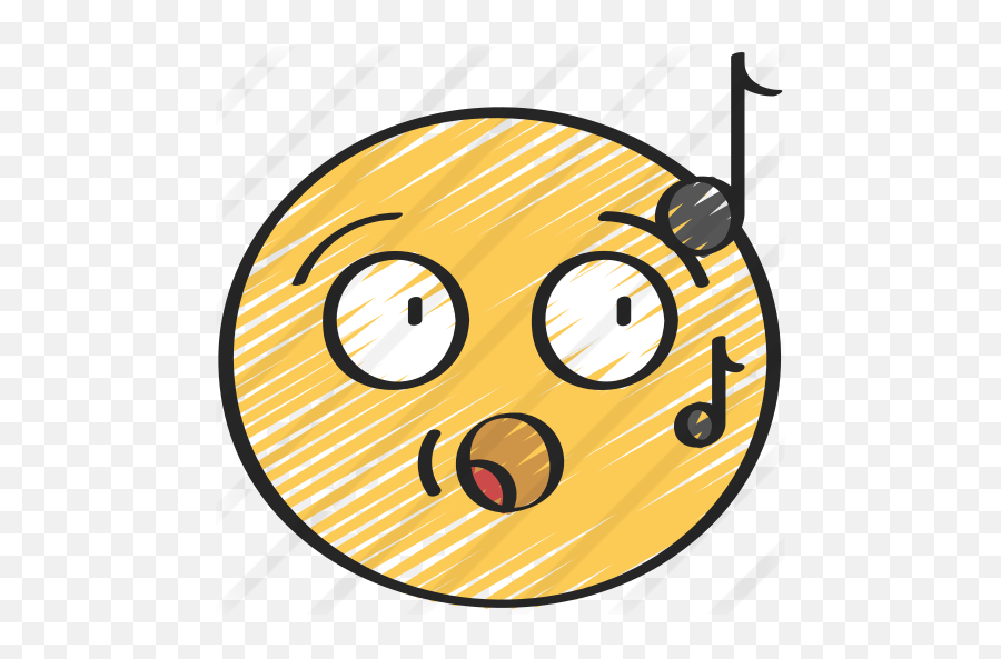 Whistling - Cute Pig Doodle Emoji,Whistling Emoji