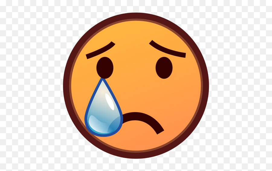 Crying Face Emoji For Facebook Email Sms - Clipart Trauriges Gesicht,Sob Emoji