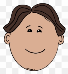 Relaxed Face Clipart - Boys Emoji