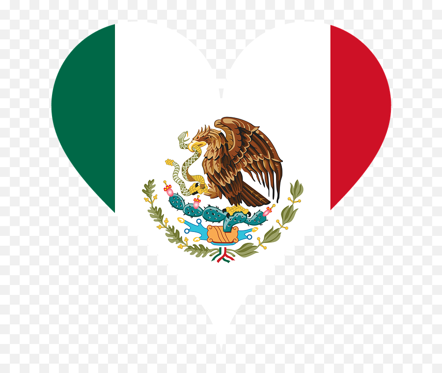 Love Heart Mexico - Mexico Coat Of Arms 2019 Emoji,Flag Of Mexico Emoji