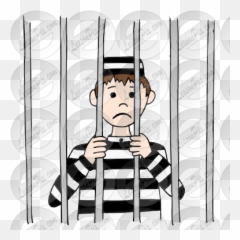 Picture - Person In Jail Clipart Emoji