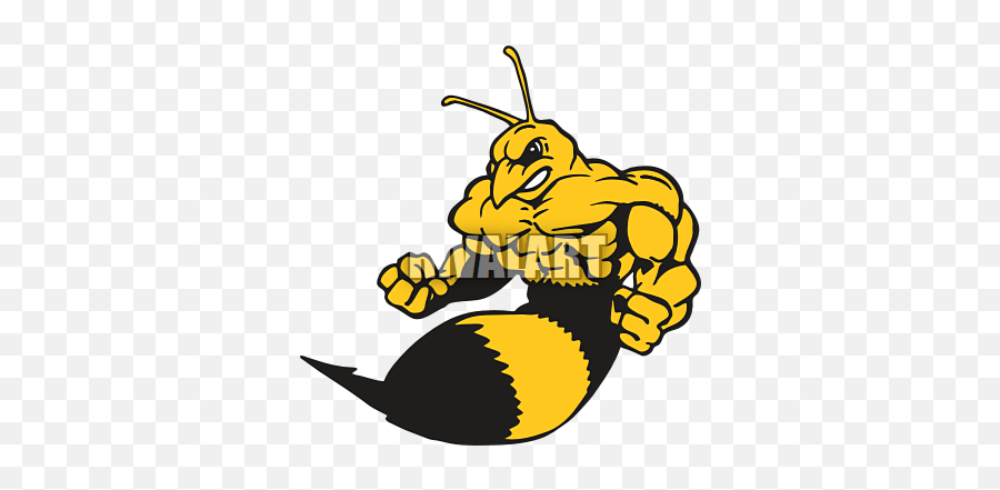 Honey Bee Muscular Clipart Images - Cool Fighting Emoji,Louisiana Creole Flag Emoji