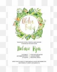 Baby Shower Invitation Template - Tropical Flamingo Watercolor Emoji,Houston In Emojis