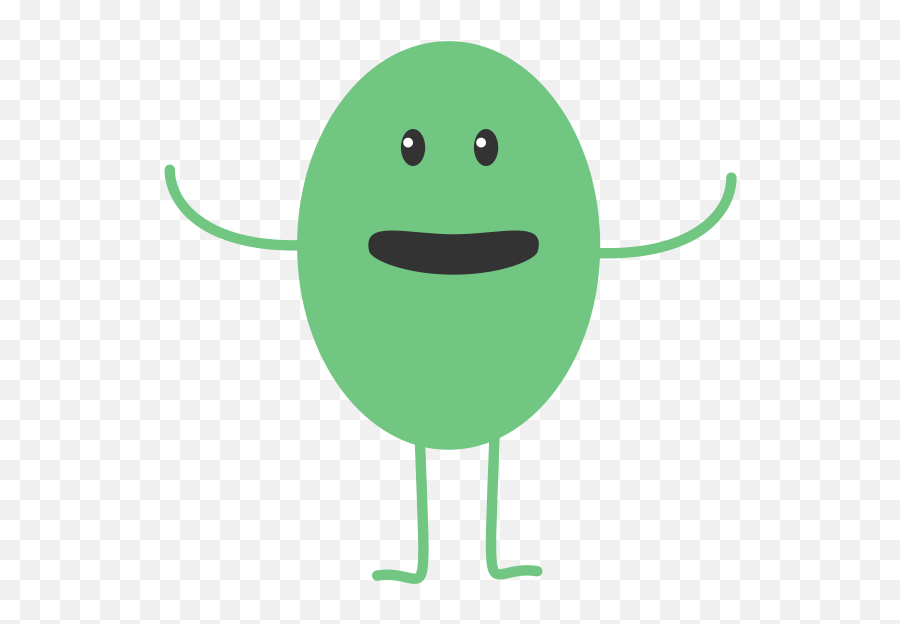 Vector Image Of Green Egg Monster - Clip Art Emoji,Heart Eyes Emoji Copy And Paste