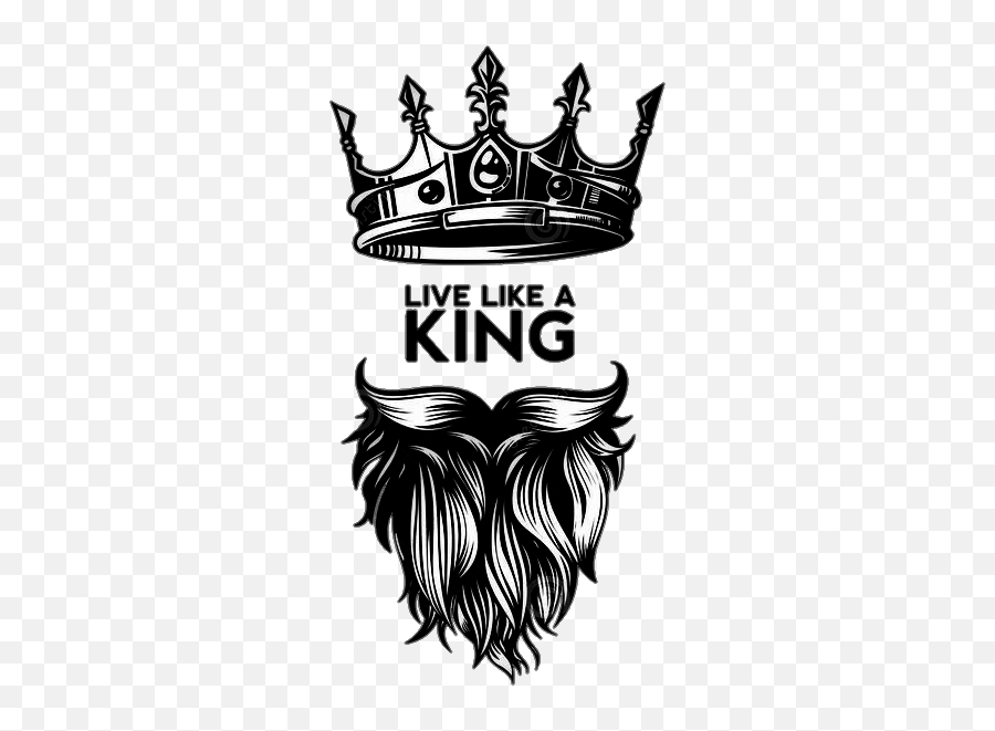 King Crown Black Daddybrad80 Daddybrad - Live Like A King Logo Emoji,King Emoji Black