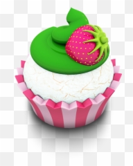 Vanilla Cupcake Icon Aka Acid Cake Iconset Archigraphs - Emoji