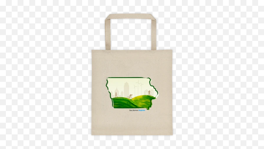 Scenic Iowa U2013 Dsm Register Merchandise - Tote Bag Emoji,Flag Alligator Emoji