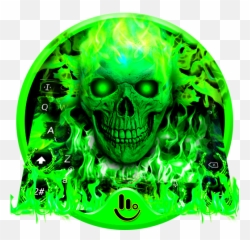 Green Horror Devil Keyboard Theme - Apps On Google Play Skull Emoji,Horror Face Emoji