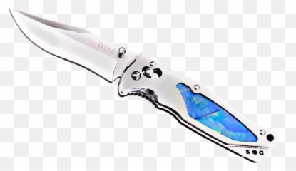 KNIFE BLUE SILVER WEAPON STAB CUT DOPE SWAG - Utility Knife Emoji
