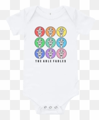 The Able Fables Rainbow Onesie - Crescent Emoji,Giggling Emoticon