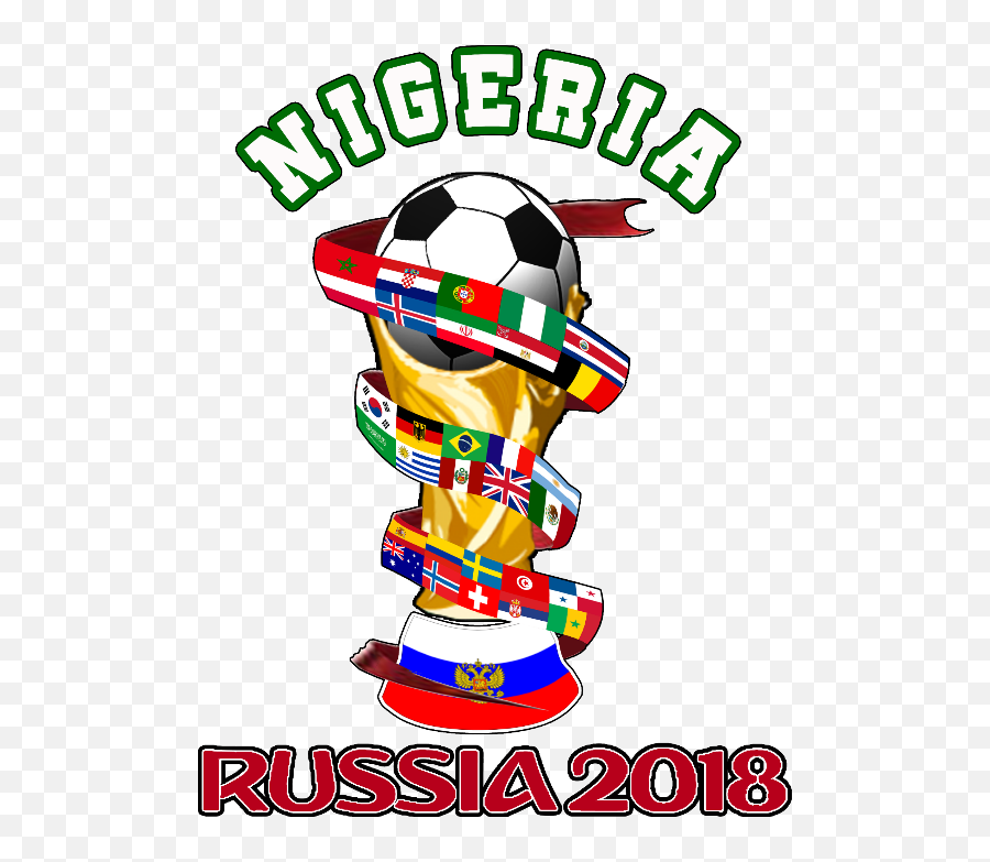 Nigeria Russia Flag Ball Worldcup Worldfootball Footba - Egypt In Russia 2018 Emoji,Nigerian Flag Emoji
