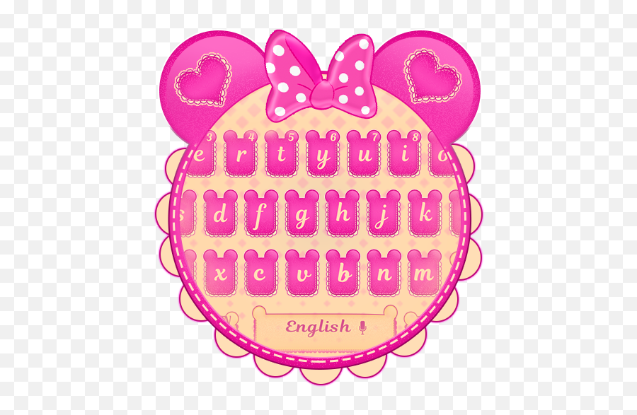 Pink Mouse Keyboard Theme - Google Play Clip Art Emoji,Blushing Emoji On Snapchat