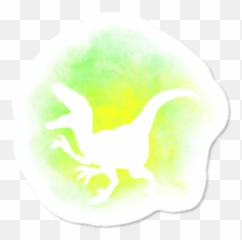 New Dinosaur Stickers Design By Humans - Stork Emoji,Velociraptor Emoji