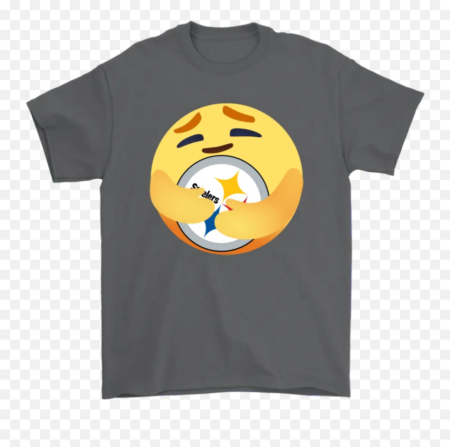Love The Pittsburgh Steelers Love Hug Facebook Care Emoji Nfl Shirts U2013 Nfl T - Shirts Store Gianna Bryant Basketball T Shirt,Totem Pole Emoji