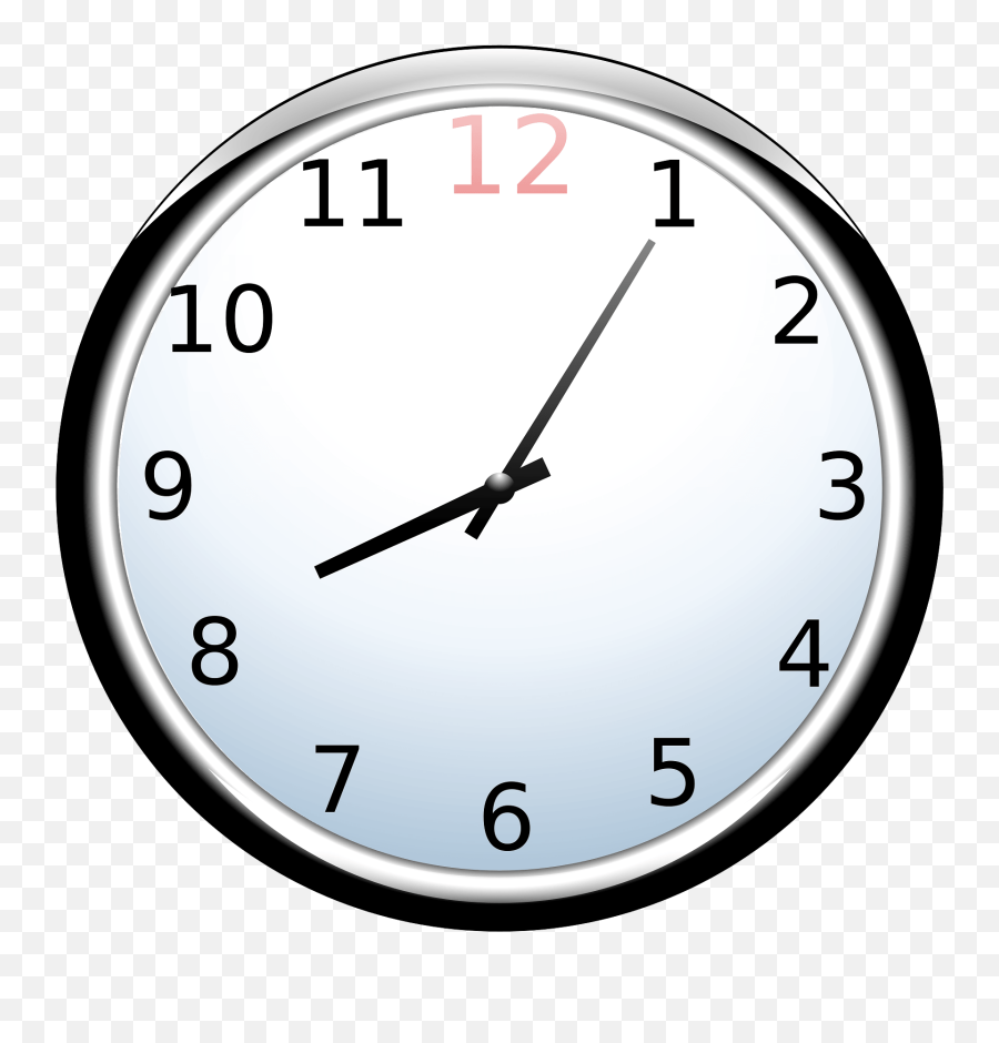 Transparent Background Clipart - Clipart Clock Emoji,Time Clock Emoji