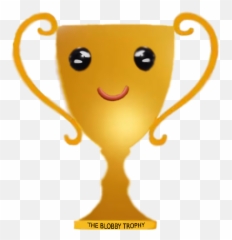 Blobbyrun - Cartoon Emoji,Trophy Emoticon
