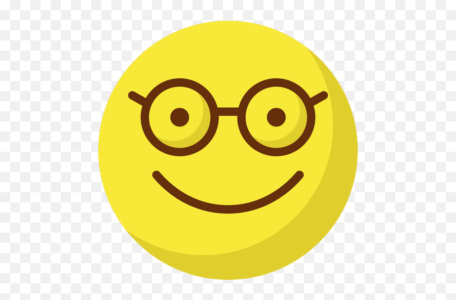 Glasses Face Emoji Icon Of Flat Style - Available In Svg Icon,Hugging Emoji