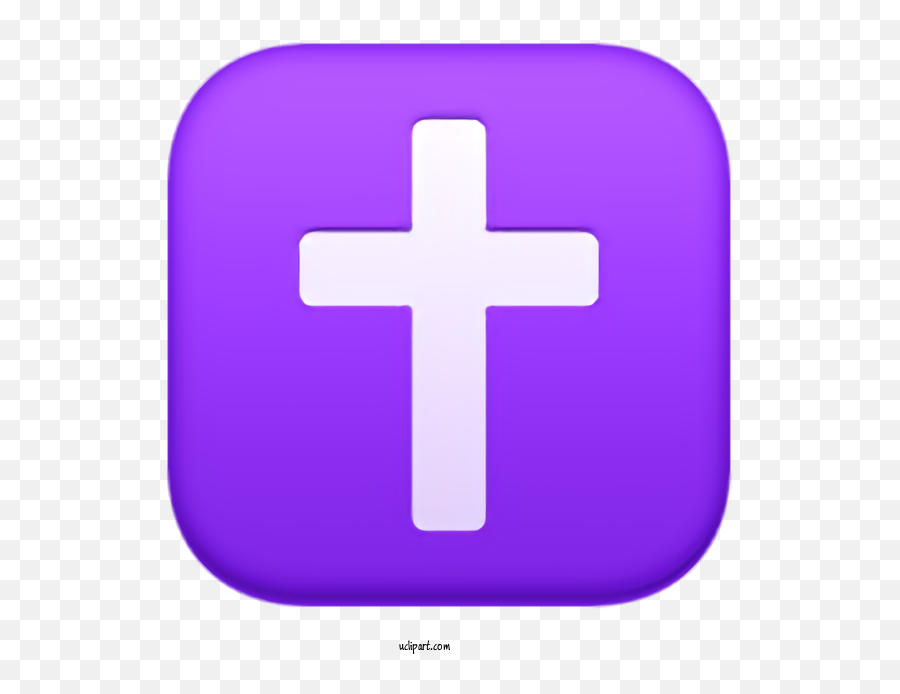 Holidays Purple Cross Violet For Easter - Easter Clipart Archdiocesan Office For Youth Emoji,Religious Emoji