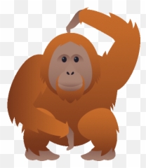 Orangutan Nature GIF - Joypixels Discover u0026 Share GIFs Happy Emoji