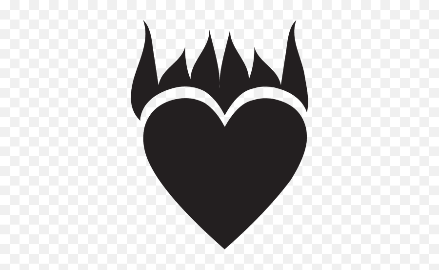 Heart Logo Flame - Transparent Png U0026 Svg Vector File Coração Em Chamas Vetor Png Emoji,Fire Emoji Vector