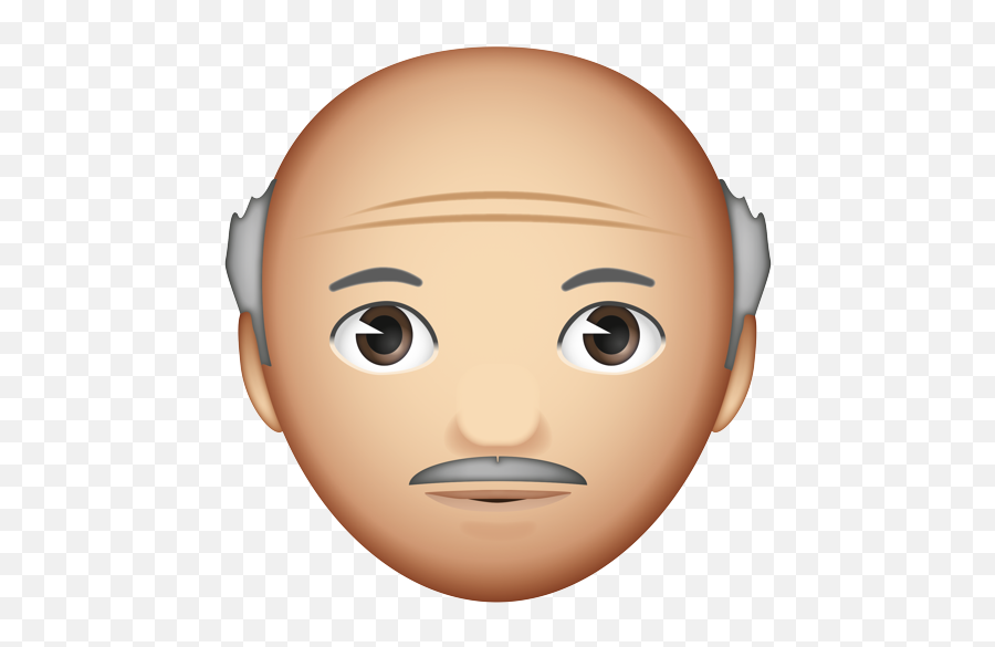 Emoji - Cartoon,Bald Emoji