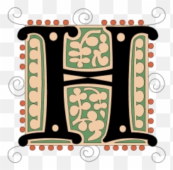 Free Letter H Alphabet Images - Vintage Emoji